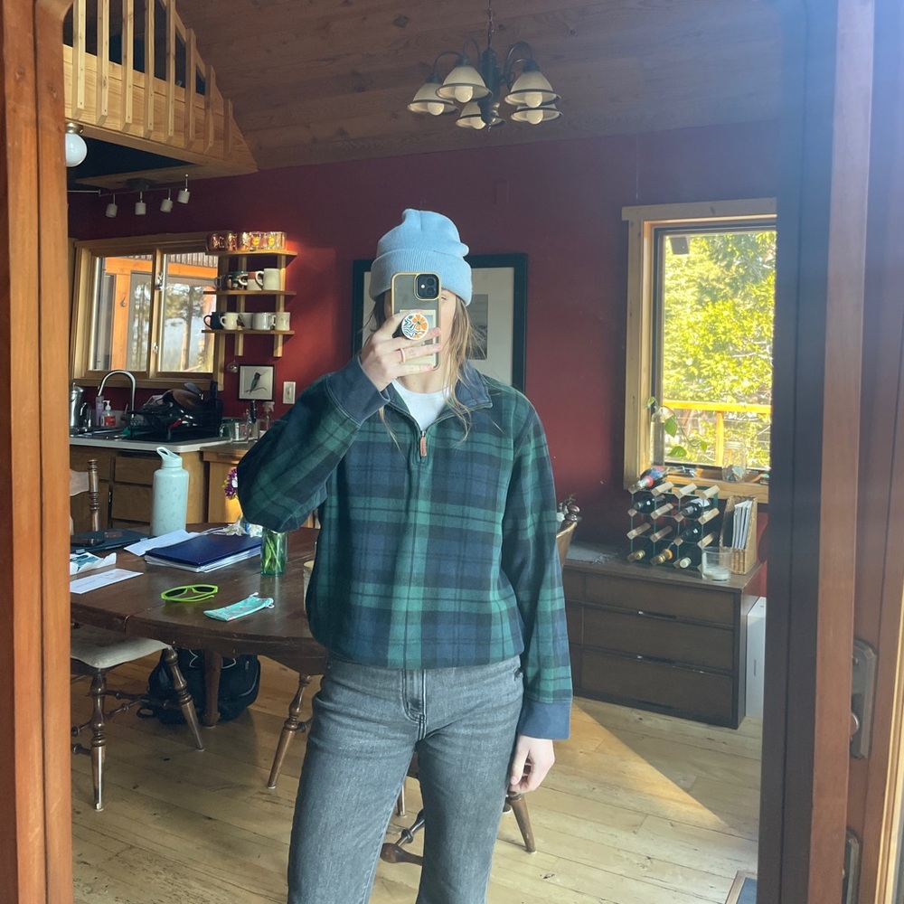 Quarter zip Land’s End size M